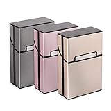 3 Stück Zigarettenetui,Zigarettenbox Metall mit Magnetverschluss,Zigarettenetui...