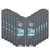 12x Dove Men+Care 3-in-1 Duschgel Clean Comfort Duschbad für Körper, Gesicht...