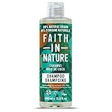 Faith In Nature Natürliches Kokosnuss-Shampoo, Feuchtigkeitsspendend, Vegan und...