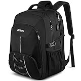 Extra Großer Rucksack Herren 55L Wasserdicht 18.4 Zoll Laptoptasche Arbeit...