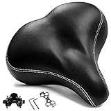 Übergroßer Fahrradsattel Herren Damen Bequem,Breit Weich Fahrrad...