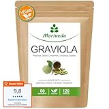 Graviola Tabletten 2000mg - 2 Monate Vorrat - Natürlicher Graviola Frucht...