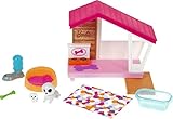 Barbie GRG78 - Mini-Spielset mit 2 Hündchen, Hundehaus und Zubehörteilen,...