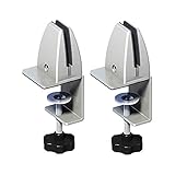 2PCS Sneeze Guard Clamp, Schreibtisch-Sichtschutzklemmen, Office Desk Divider...