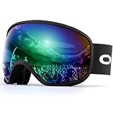Odoland Skibrille Erwachsene Ski Goggles für Damen und Herren Jungen,Sphärisch...