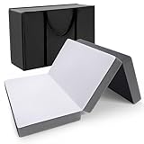 Autsel Klappmatratze 140x200x10cm 3-teilige Faltmatratze Camping Matratze...