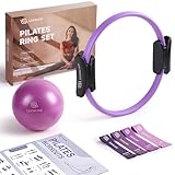 LIONSCOOL Pilates-Ring-Set – 35cm Magic Circle mit Doppelgriffen – Inkl....