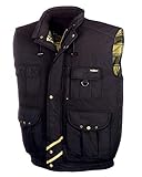 teXXor Arbeitsweste Trondheim, gefütterte Weste L, schwarz, 4258