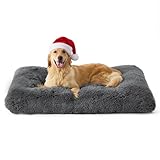 BEDSURE Flauschiges Hundebett Grosse Hunde - 104x69x8 cm Hundebett waschbar für...