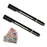 iLamvie 2 Stück Professioneller Geldscheinprüfer Fake Geld, Geldprüfstift...