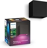 PHILIPS Hue White and Color Ambiance Außenwandleuchte Resonate, dimmbar, 16...