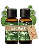 Heldengrün® BIO Basilikumöl [100% NATURREIN] Zertifiziertes Lebensmittel zum...