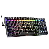 Redragon Mechanische Gaming Tastatur, RGB 75% Mechanische Tastatur mit...