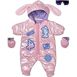 BABY born Deluxe Skianzug mit Hasenohren, mit Sonnenbrille und Handschuhen für...
