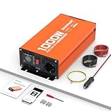 Joemnwart 1000W Reiner Sinus-Spannungswandler, 12V auf 230V Wechselrichter mit...