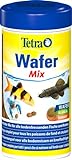 Tetra Wafer Mix - Fischfutter für alle Bodenfische (z.B. Welse) und Krebse,...