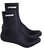 Cressi Black Neoprene (3 or 5mm) Socks Resilient - Neopren Tauchsocken 3/5mm,...