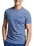 Superdry Herren Vintage Logo Emb Tee T-Shirt, Blue, L