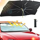 Sonnenschutz Auto Frontscheibe Innen, Aluusy 2025 Faltbarer Sommer Sonnenschirm...