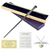 Lotvic Zauberstab HPotter, Luxus Zauberstab mit Stahlkern, 37CM Elderstab Harry...