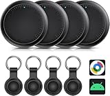 Air Tracker Schlüsselfinder,4 Pack Android Smart kompatibel mit Google Mein...