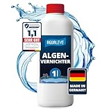 AGUALEVE® Algenvernichter 1 Ltr. | Algizid zum Algenschutz & bei Algenbefall |...
