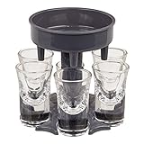 Out fo the blue Schnaps Karussell Ausgießhilfe mit 6 Gläsern -...