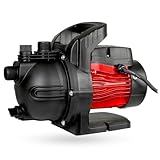 WALTER Gartenpumpe 600 W - Geräuscharmer Hochdruck-Wasserpumpe, 3000 l/h...