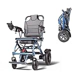 Elektrorollstuhl faltbar leicht – D04 Reiserollstuhl für Senioren, 500W Motor...
