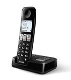 Philips D255 Schnurlostelefon - DECT - 1,8 Zoll Display - Plug & Play - 16...
