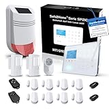 Safe2Home® SP210 GSM WiFi Funk Alarmanlage Haus - Großes Set - Deutscher...