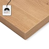 HausFux Spanplatte nach Maß - 1,9 cm stark, melaminbeschichtet, mit ABS-Kante -...