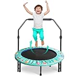 Trampolin Kinder Indoor Outdoor Ø 91cm Klein Mini Kindertrampolin Klappbar ohne...