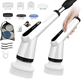 Elektrische Reinigungsbürste, Electric Cleaning Brush mit 7 Wechselbürsten,...
