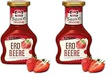 Schwartau Dessert Sauce Erdbeere, zum Verfeinern von Desserts und Eis, 125ml...