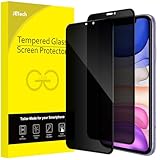 JETech Sichtschutz Full Screen für iPhone 11/XR 6,1 Zoll, Anti-Spy Panzer...