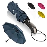 STYNGARD Regenschirm sturmfest bis 140 km/h - Taschenschirm mit Auf-zu-Automatik...