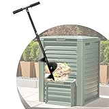 Kompostwender, Belüfter, Kompostrührer, Werkzeug für Outdoor-Kompostierung,...
