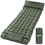 ROPODA Isomatte Selbstaufblasend Outdoor, Isomatte Camping mit Fußpresse Pumpe,...