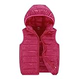 Kinder Steppweste Ärmellos Weste Leichte Jungen Mädchen Winter Warm...
