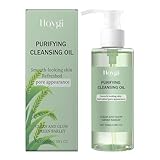 Cleansing Oil, Tiefenreinigendes Reinigungsöl mit Weizen & Grün Herb –...