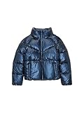 TOM TAILOR Mädchen 1038754 Puffer Winterjacke, 33817-blue metallic, 140