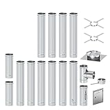 H&M Germany EW FU Edelstahl Sanierungsbausatz 11m Ø150mm 0,6mm Materialstärke...