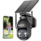 YESYAMO 2K Überwachungskamera Aussen Akku, 355°/90° Pan Tilt WLAN Kamera mit...