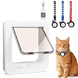 Fantspati cat Smart katzenklappe Tür für Innenraum Außen, Katzenklappe mit...