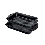 Prestige 48416 Braten & Backen, Carbon Steel, Schwarz