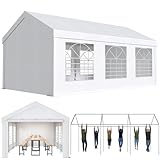 Devoko Pavillon 3x6,Partyzelt 3x6 Wasserdicht Stabil,Pavillon mit 170g...