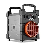 FUXTEC Elektroheizer FX-EH3, Heizlüfter mit 2 Heizstufen 1500W/3000W, stufenlos...