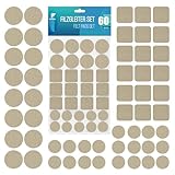 shinfly Filzgleiter Selbstklebend - 60 Stück Filz gleiter für Stühle -...