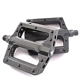 KHE BMX Pedale Acme PVC schwarz 1/2' Zoll CrMo Achse 100mm breit nur 308g